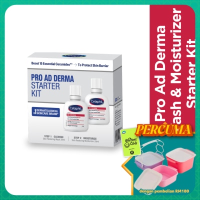 CETAPHIL - PRO AD Derma Starter Kit (Body Wash + Lotion 29ml)