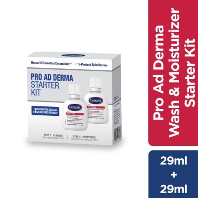 CETAPHIL PRO AD Derma Starter Kit (Body Wash + Lotion 29ml)