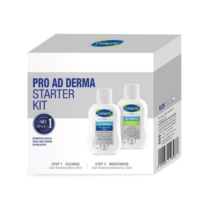 PRO AD Derma Starter Kit (Body Wash + Lotion 29ml)