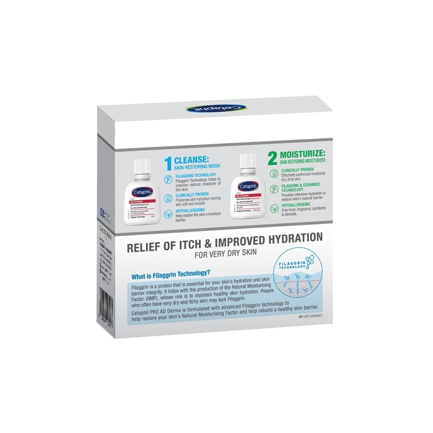 PRO AD Derma Starter Kit (Body Wash + Lotion 29ml)