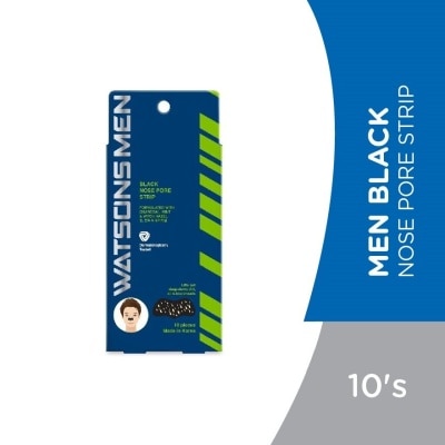 WATSONS MEN Men Black Nose Pore Strip 10's