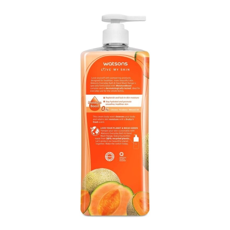 Cantaloupe Cream Body Wash 1000ml