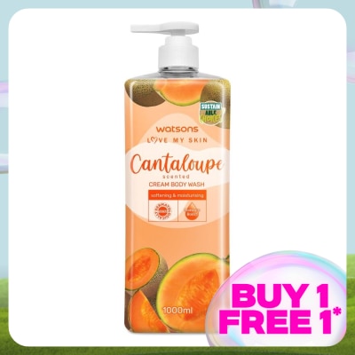 WATSONS Cantaloupe Cream Body Wash 1000ml