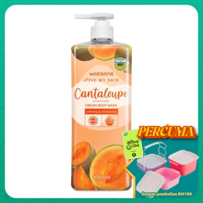 WATSONS - Cantaloupe Cream Body Wash 1000ml