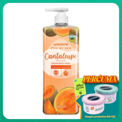 WATSONS Cantaloupe Cream Body Wash 1000ml