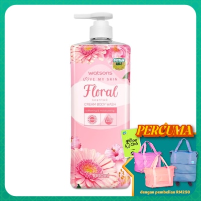 WATSONS - Floral Cream Body Wash 1000ml