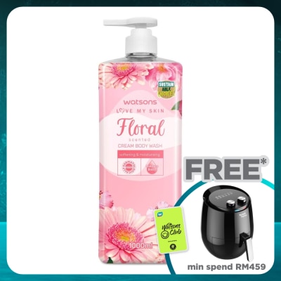 WATSONS Floral Cream Body Wash 1000ml