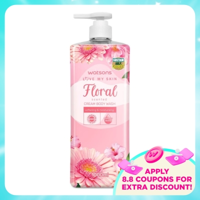WATSONS - Floral Cream Body Wash 1000ml