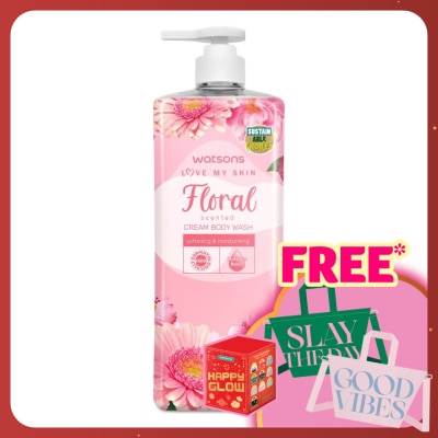 WATSONS Floral Cream Body Wash 1000ml