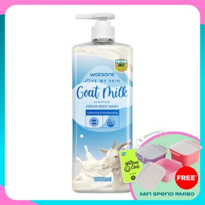 WATSONS Goat Milk Cream Body Wash 1000ml