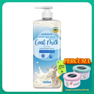 WATSONS Goat Milk Cream Body Wash 1000ml