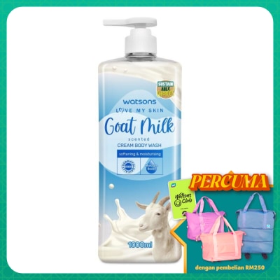 WATSONS Goat Milk Cream Body Wash 1000ml