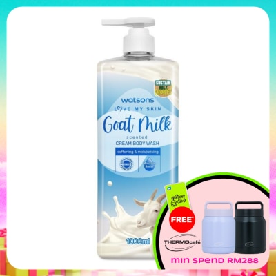 WATSONS - Goat Milk Cream Body Wash 1000ml