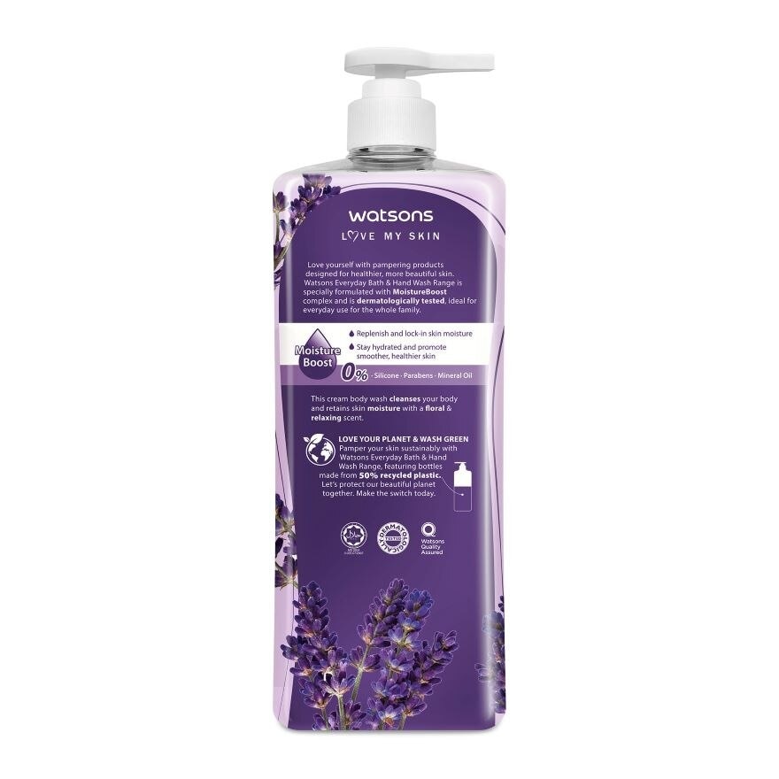 LAVENDER CREAM BODY WASH 1000ML