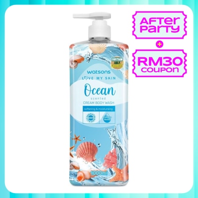 WATSONS Ocean Cream Body Wash 1000ml
