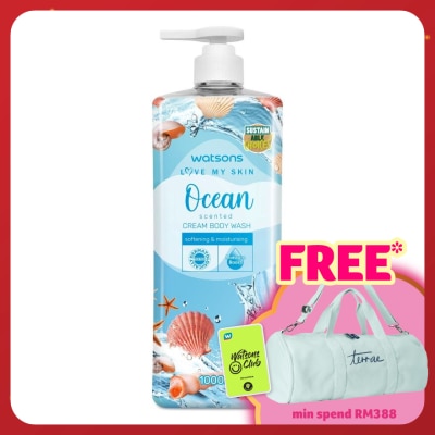 WATSONS Ocean Cream Body Wash 1000ml