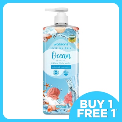 WATSONS Ocean Cream Body Wash 1000ml