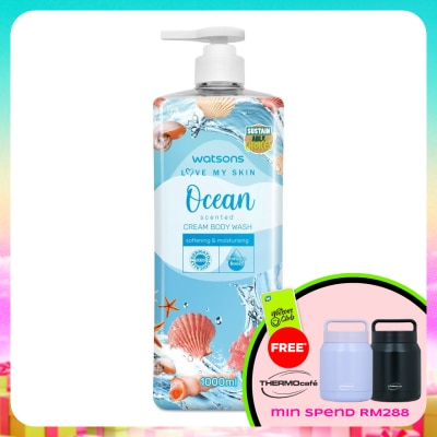 WATSONS - Ocean Cream Body Wash 1000ml