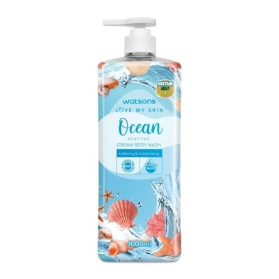 WATSONS Ocean Cream Body Wash 1000ml