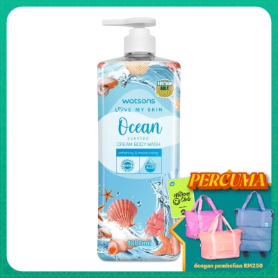 WATSONS - Ocean Cream Body Wash 1000ml