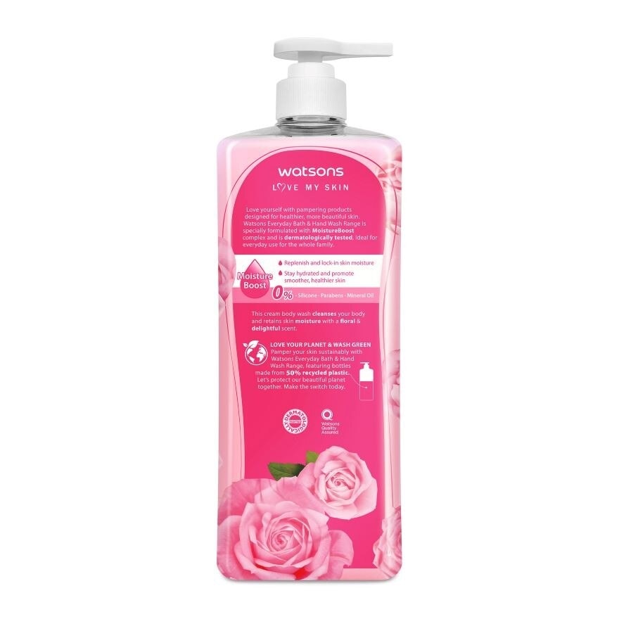 Rose Cream Body Wash 1000ml