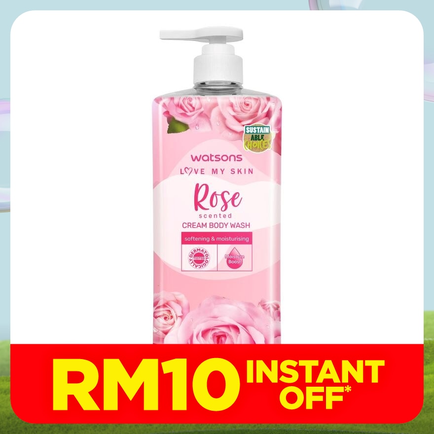 Rose Cream Body Wash 1000ml