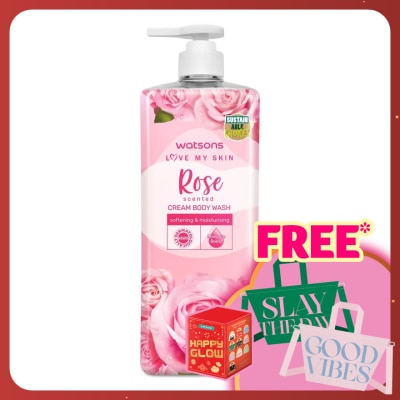 WATSONS Rose Cream Body Wash 1000ml