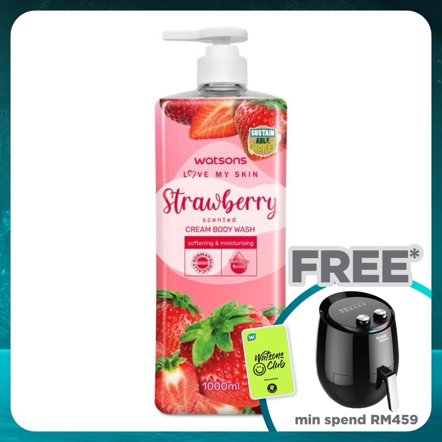 Strawberry Cream Body Wash 1000ml