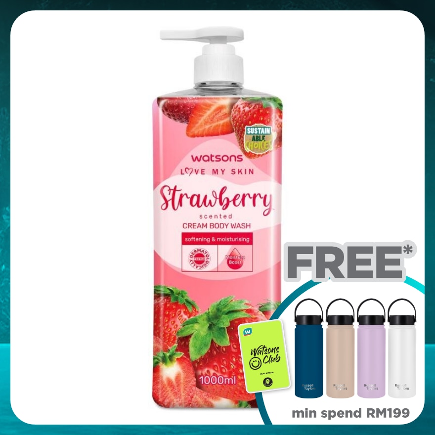 Strawberry Cream Body Wash 1000ml