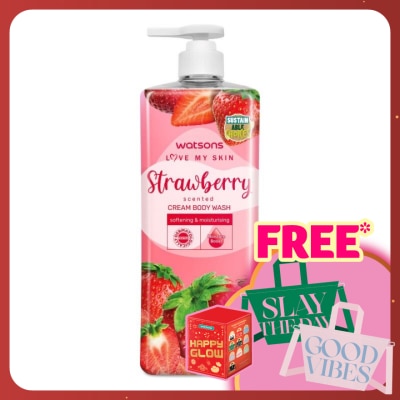 WATSONS Strawberry Cream Body Wash 1000ml