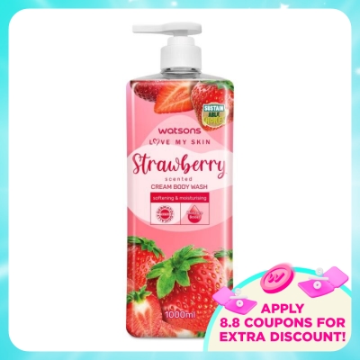 WATSONS - Strawberry Cream Body Wash 1000ml