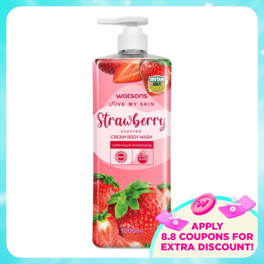 Strawberry Cream Body Wash 1000ml