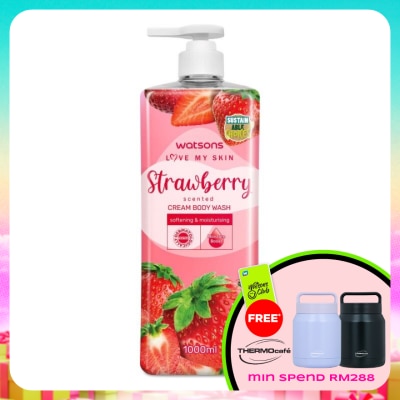 WATSONS - Strawberry Cream Body Wash 1000ml