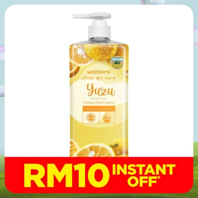 WATSONS Yuzu Cream Body Wash 1000ml