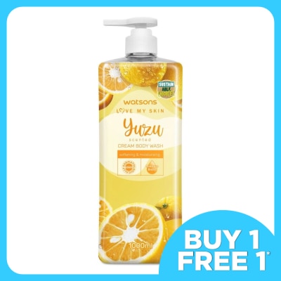 WATSONS Yuzu Cream Body Wash 1000ml