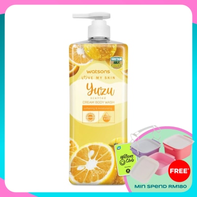 WATSONS Yuzu Cream Body Wash 1000ml