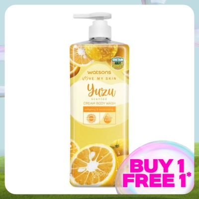 WATSONS Yuzu Cream Body Wash 1000ml