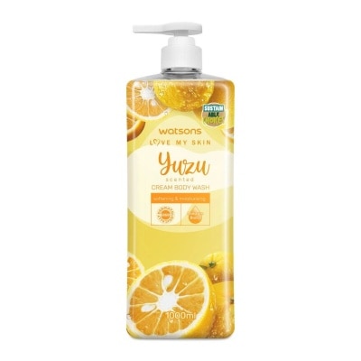 WATSONS Yuzu Cream Body Wash 1000ml
