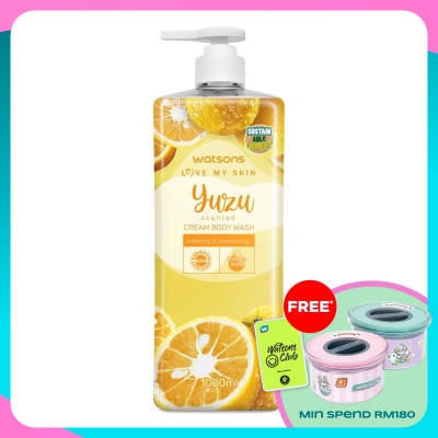 WATSONS Yuzu Cream Body Wash 1000ml
