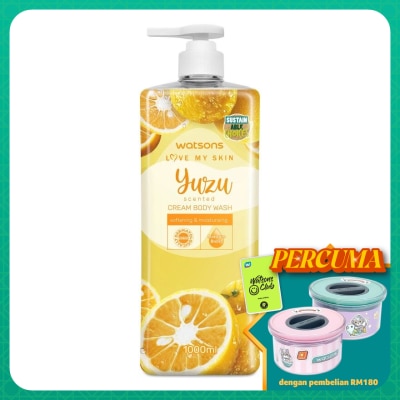 WATSONS Yuzu Cream Body Wash 1000ml