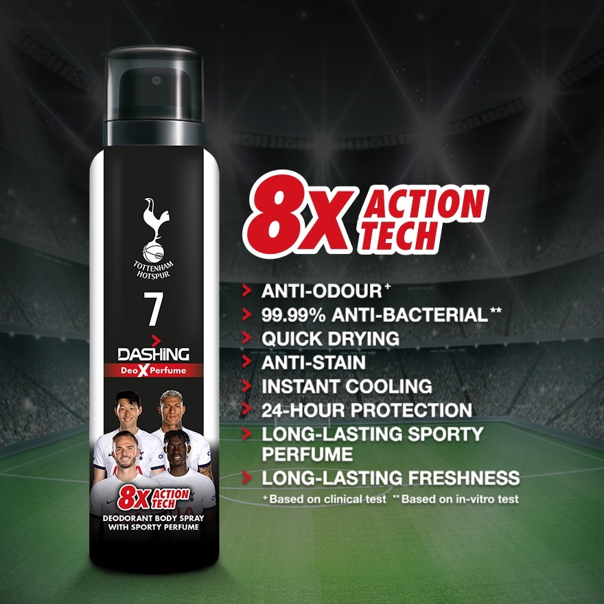 Tottenham Deodorant Spray 7 125mlx2