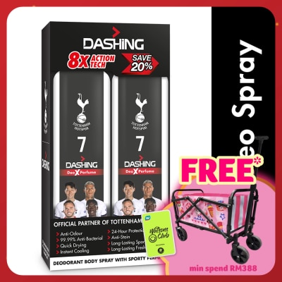 DASHING Tottenham Deodorant Spray 7 125mlx2