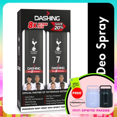DASHING - Tottenham Deodorant Spray 7 125mlx2