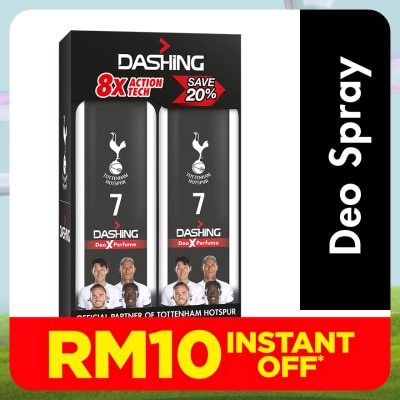 DASHING Tottenham Deodorant Spray 7 125mlx2