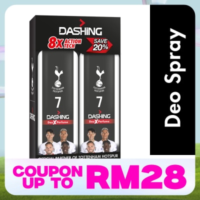 DASHING Tottenham Deodorant Spray 7 125mlx2