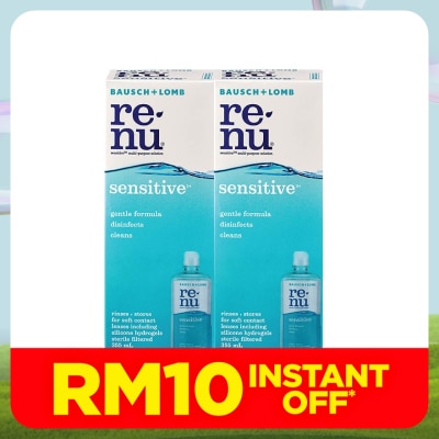 BAUSCH & LOMB Renu Sensitive Multi Purpose Solution 2 x 355ml