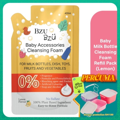 BZU BZU - Baby Accessories Cleansing Form Lemon Refill 400ML