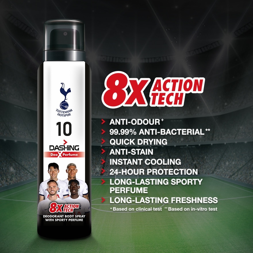 Tottenham Deodorant Spray 10 125mlx2