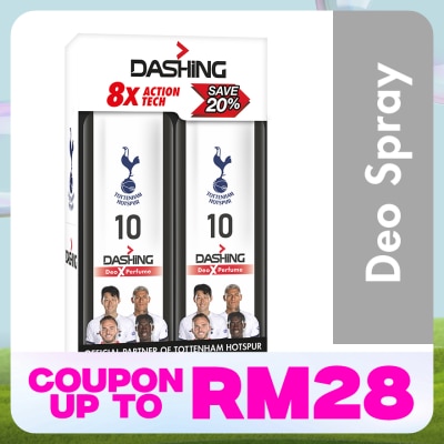 DASHING Tottenham Deodorant Spray 10 125mlx2