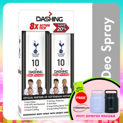 DASHING - Tottenham Deodorant Spray 10 125mlx2